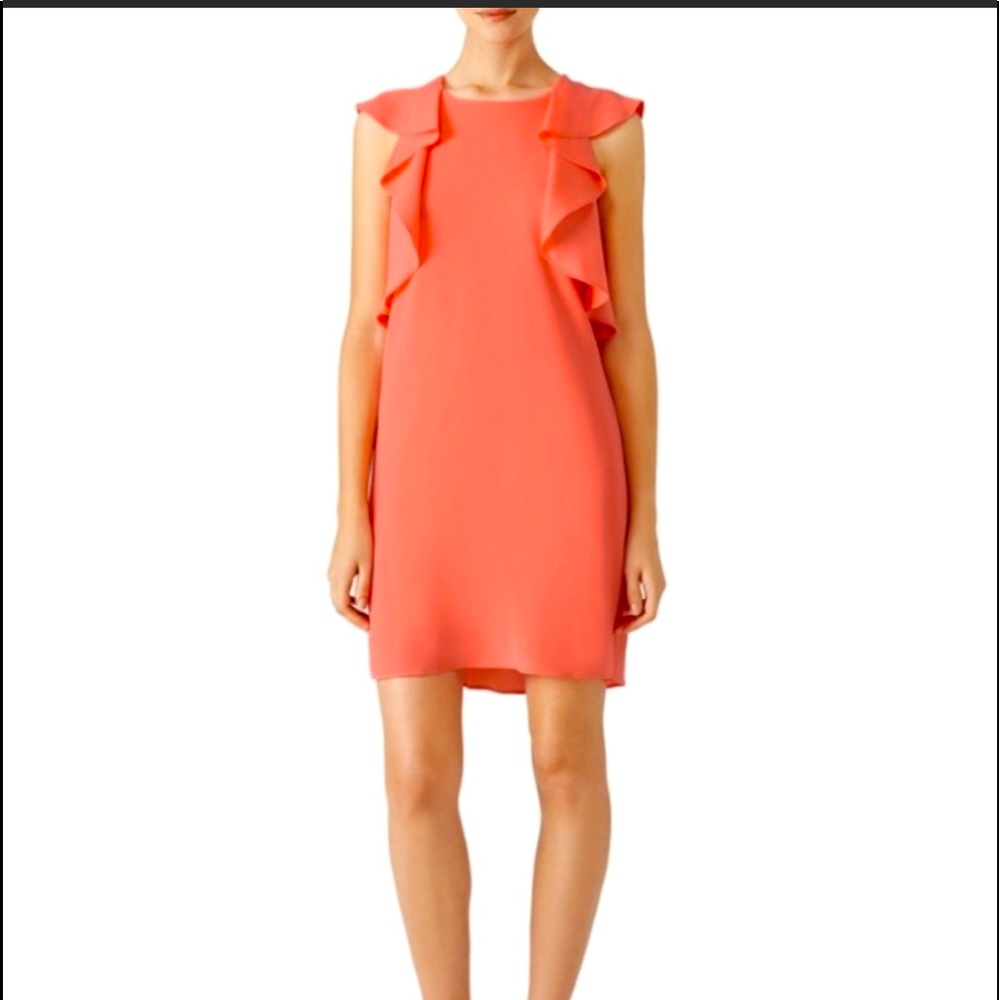 BCBGMAXAZRIA Coral Butterfly Dress